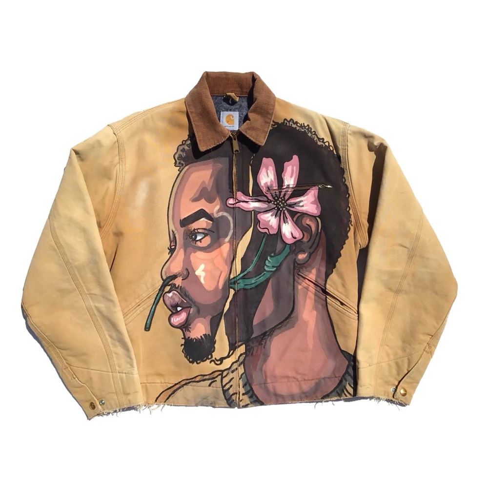 Portrait painted Carhartt Detroit